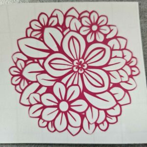 décoration vinyle fleur – Image 1