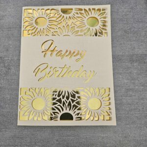 Carte anniversaire florale – Image 1